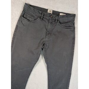 Flint and Tinder 365 Pants Mens 32x30 Charcoal Grey Slim Fit Stretch Chino